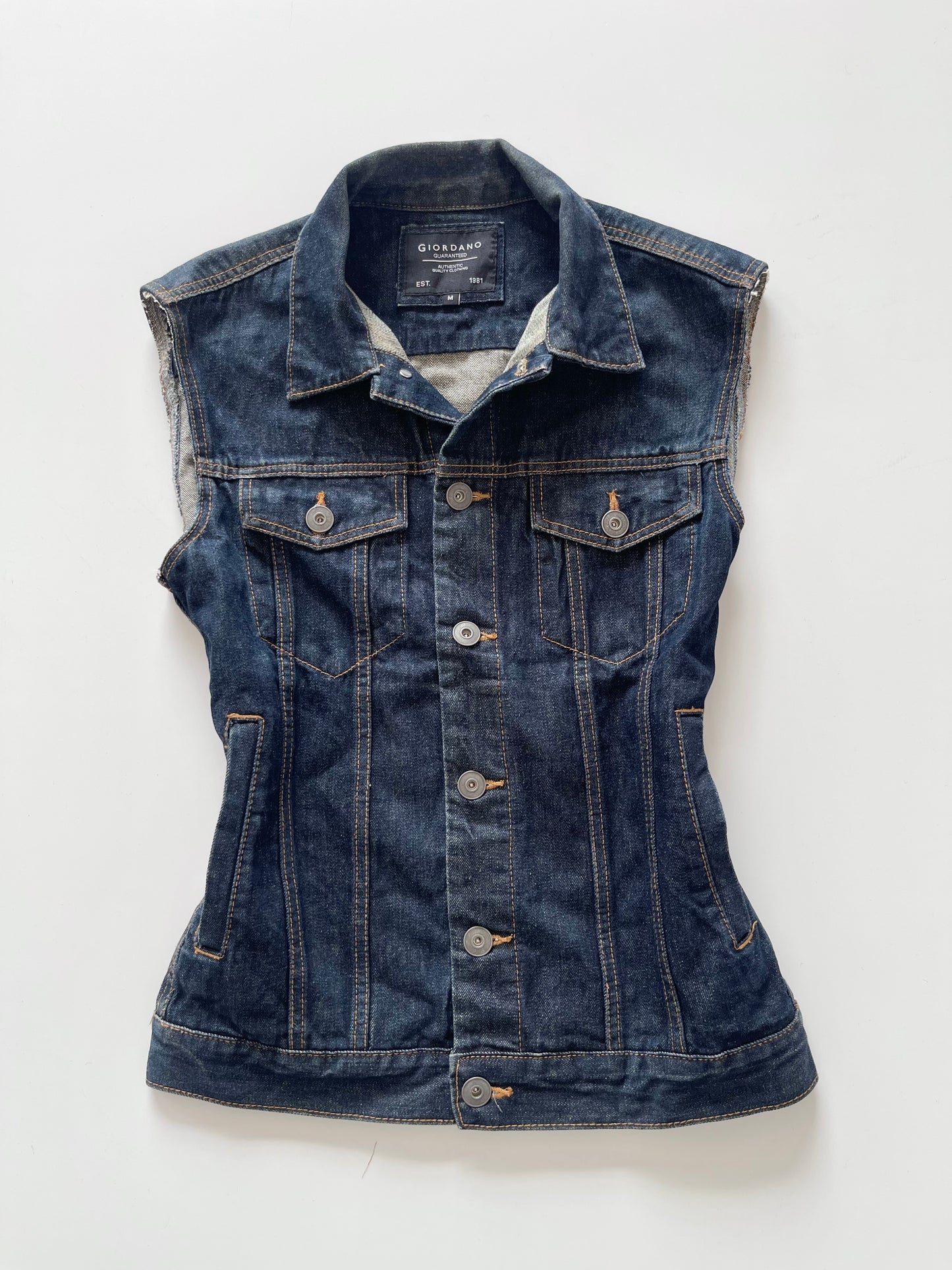 Giordano Vintage Denim Jacket-Bust 38