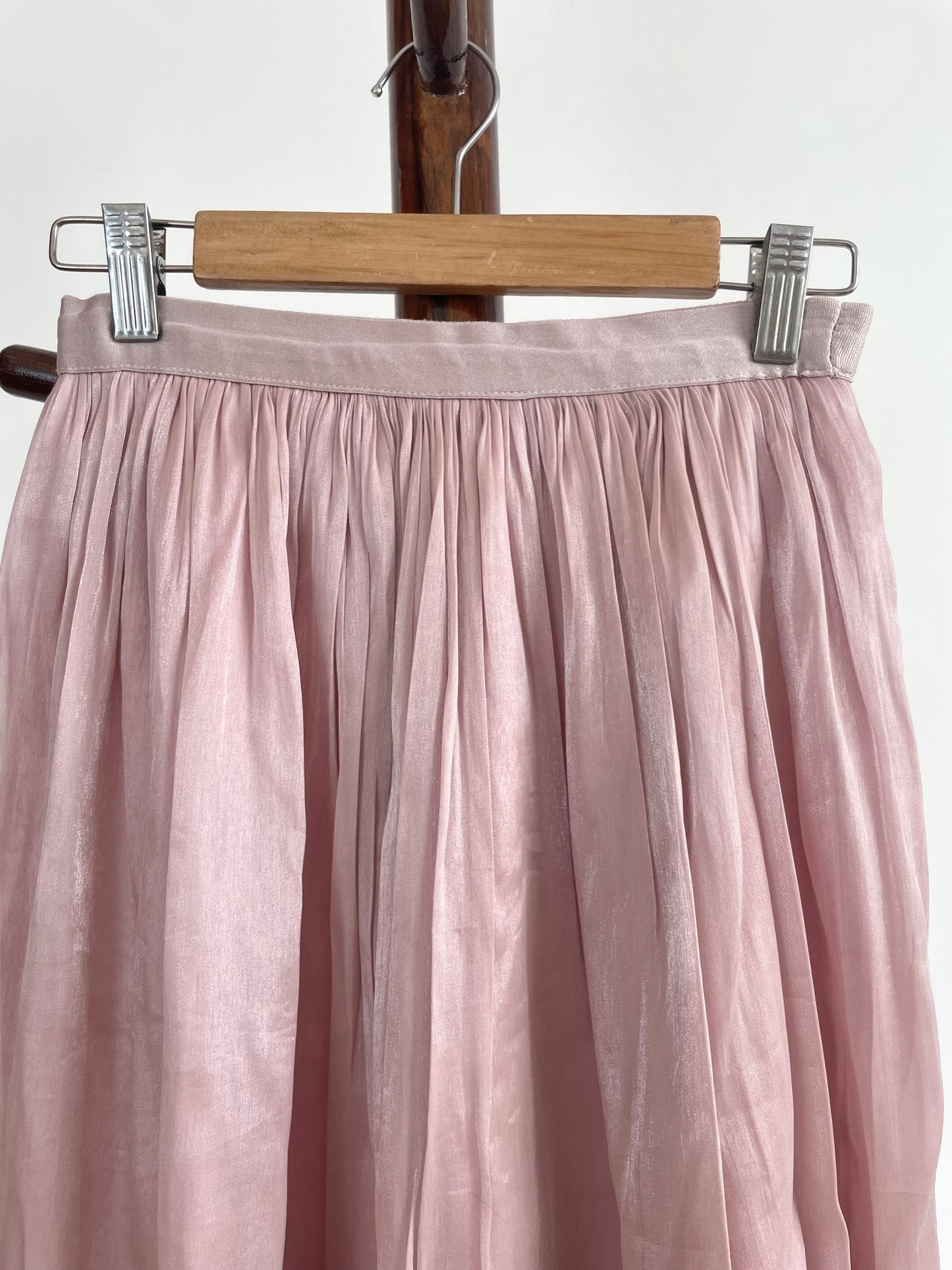 Metallic Organza Skirt-Waist 26 to 32
