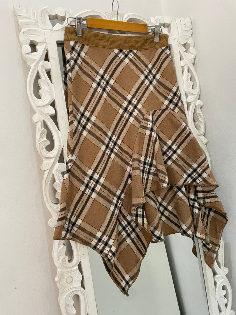 Mango Vintage Tweed Skirt-Waist 26