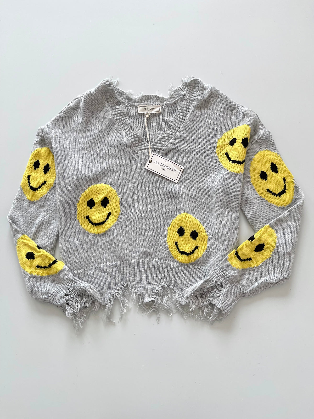 No Comment New Tagged Chunky Pinterest Sweater-Bust 46