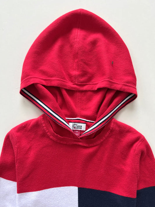 Tommy Hilfiger 100%Cotton Hoodie Vintage Sweater-Bust 32