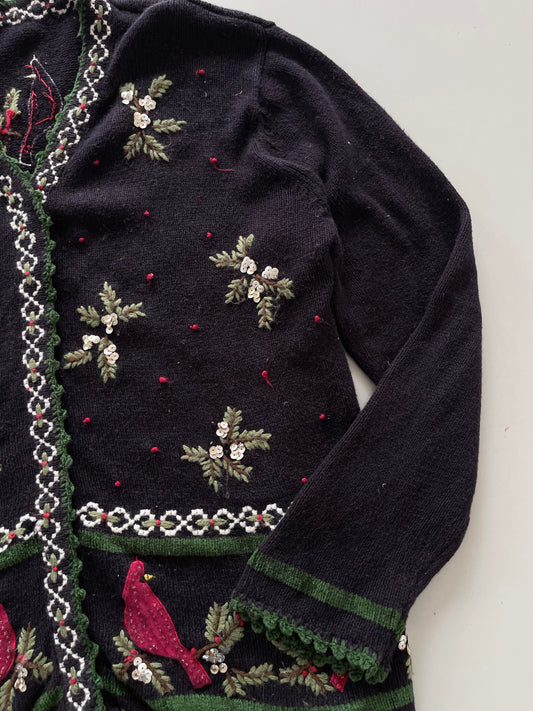 Embroidered Vintage Sweater-Bust 52