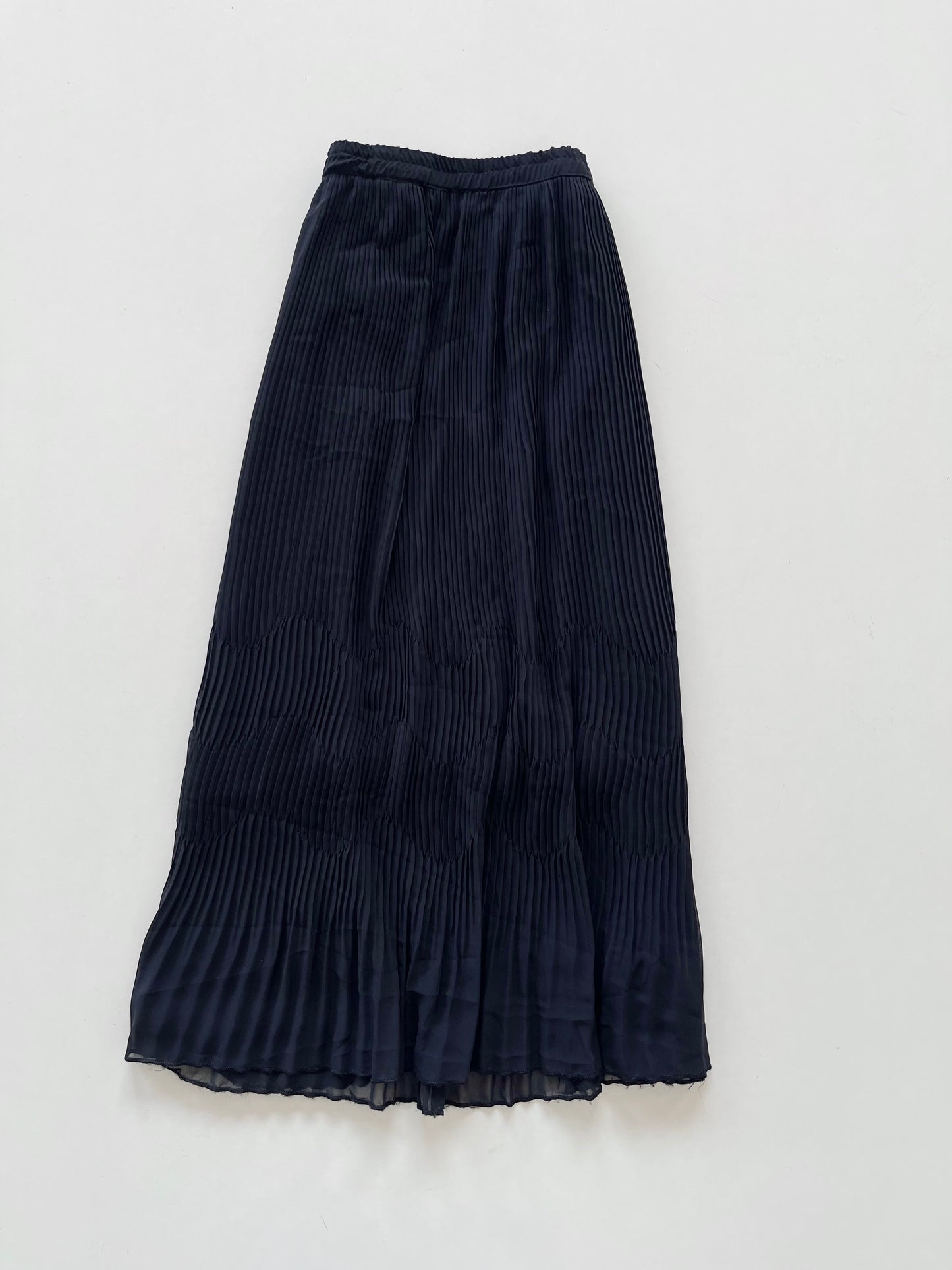 Pleated Black Skirt-Waist  32 to 34