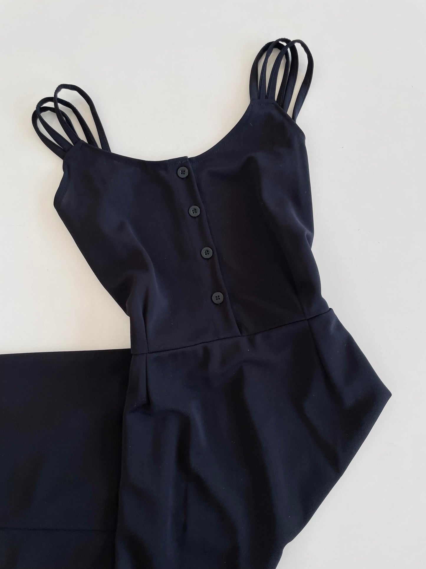 Solid Black Dress-Bust 34