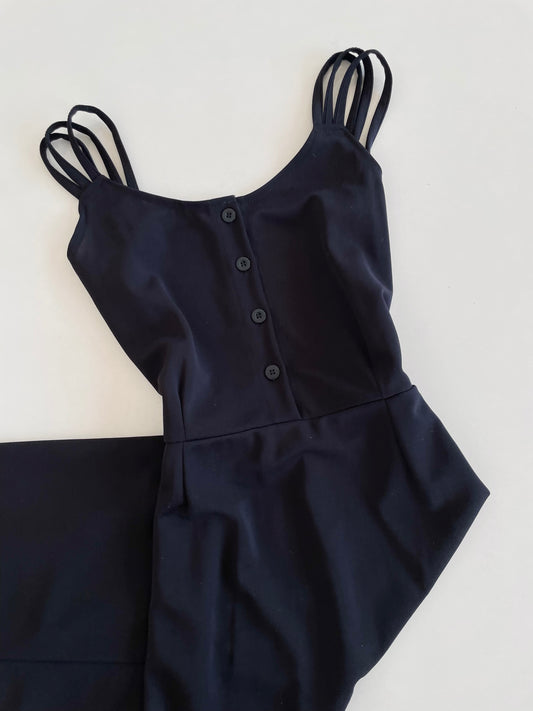 Solid Black Dress-Bust 34