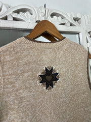 Christopher & Banks Embroidered Sweater Vest-Bust 42