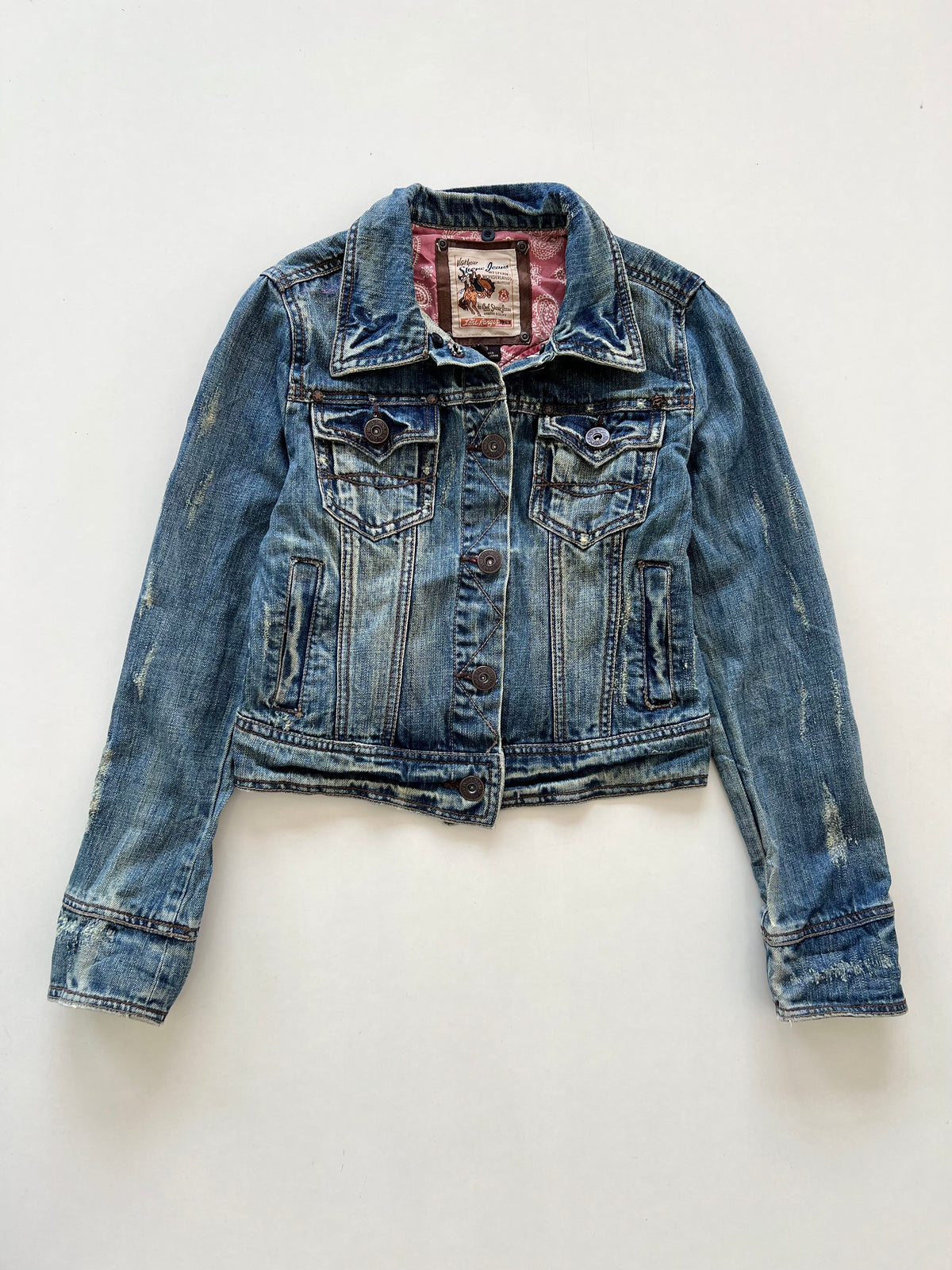 Western Wonderlands Denim Jacket-Bust 32
