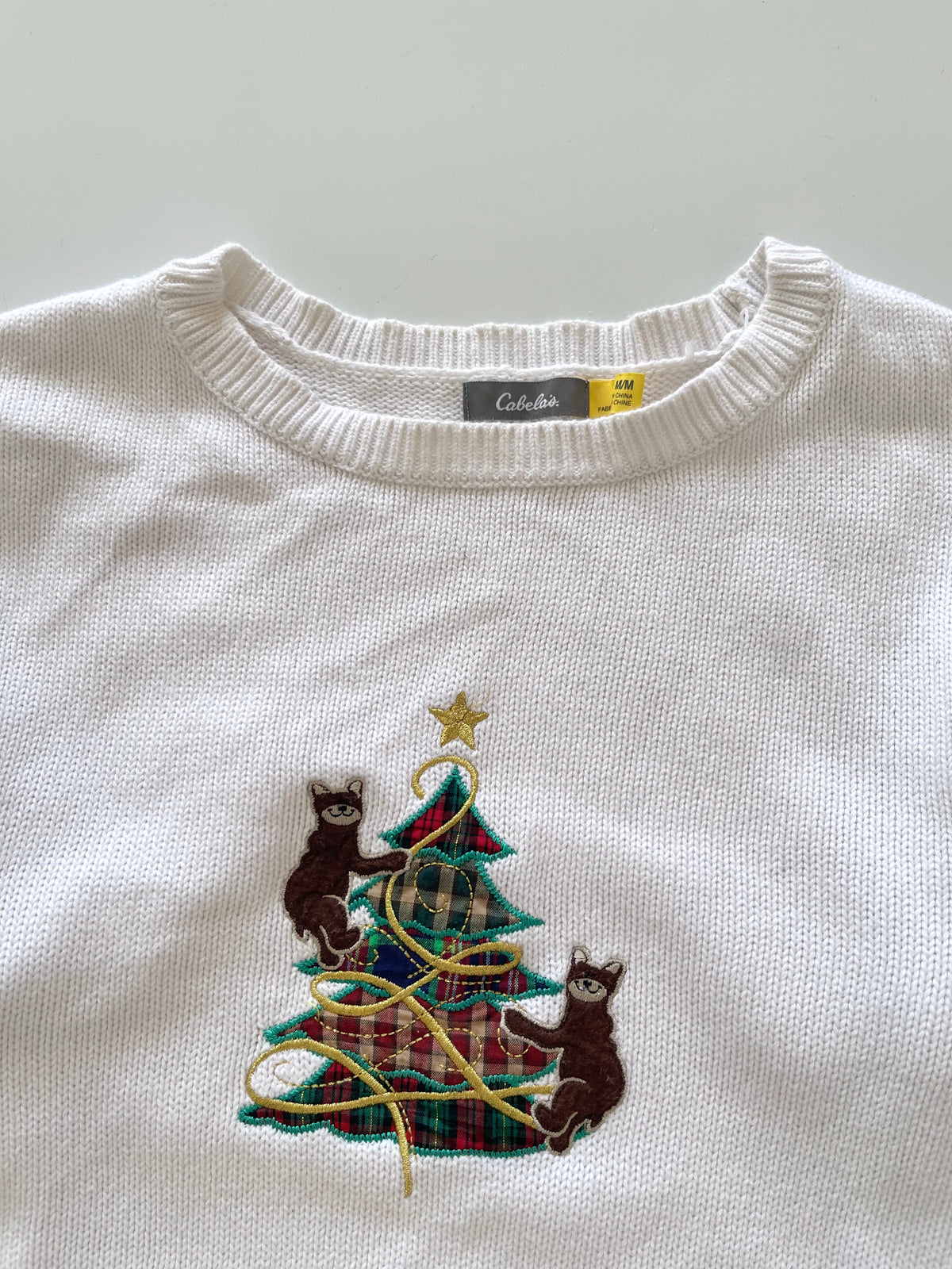 Cobelas Christmas Embroidered Sweater-Bust 38
