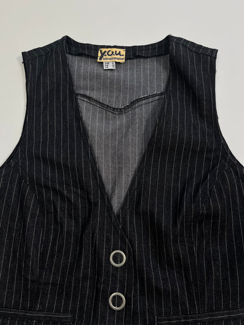 You Pinstripe Waistcoat-Bust 36