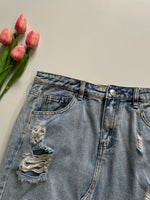 Load image into Gallery viewer, SUPRE DENIM SKIRT - WAIST 28
