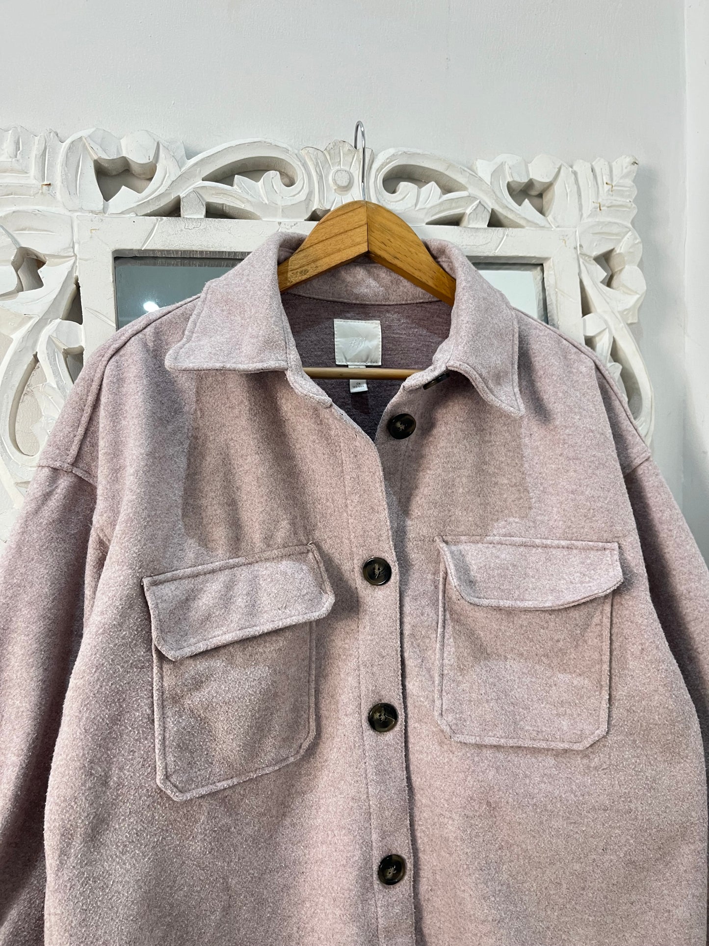 H&M Super Thick Shacket-Chest 44