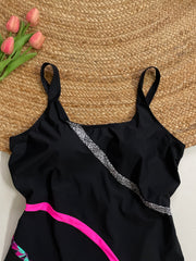 BLACK SKIRT SWIMSUIT - BUST 42 to 46