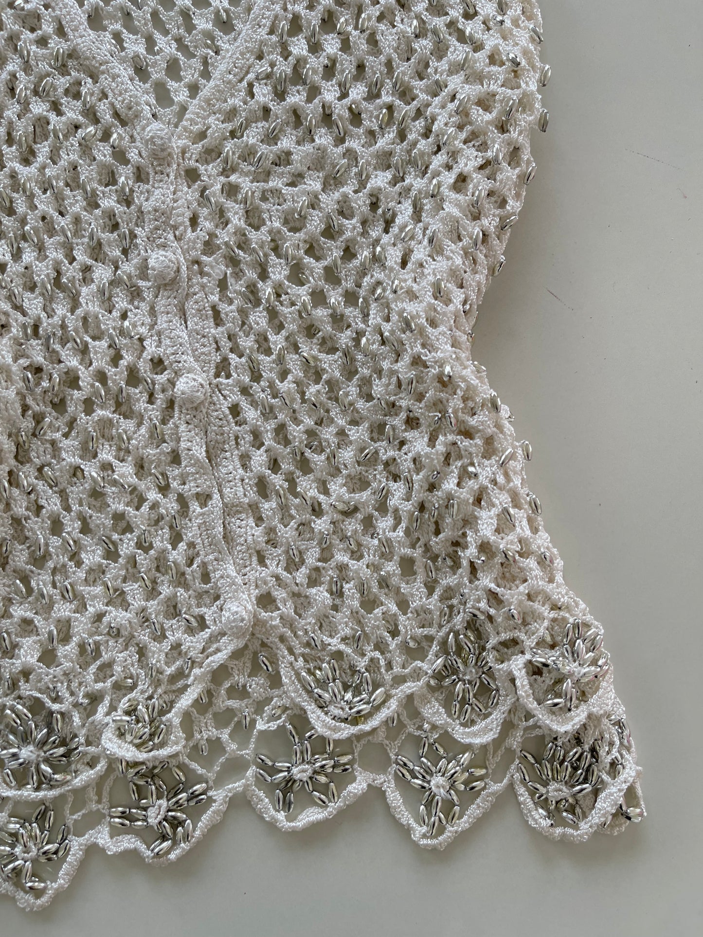 Crochet Beaded Top-Bust 36 to 38