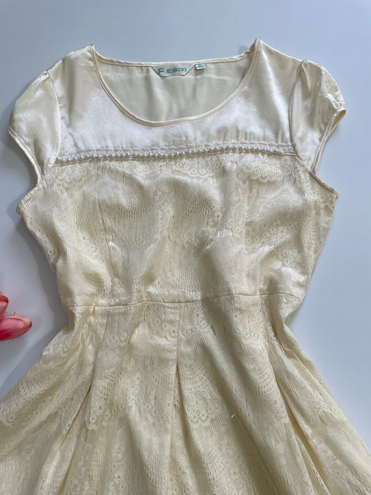 Pearl Lace Dress-Bust 34