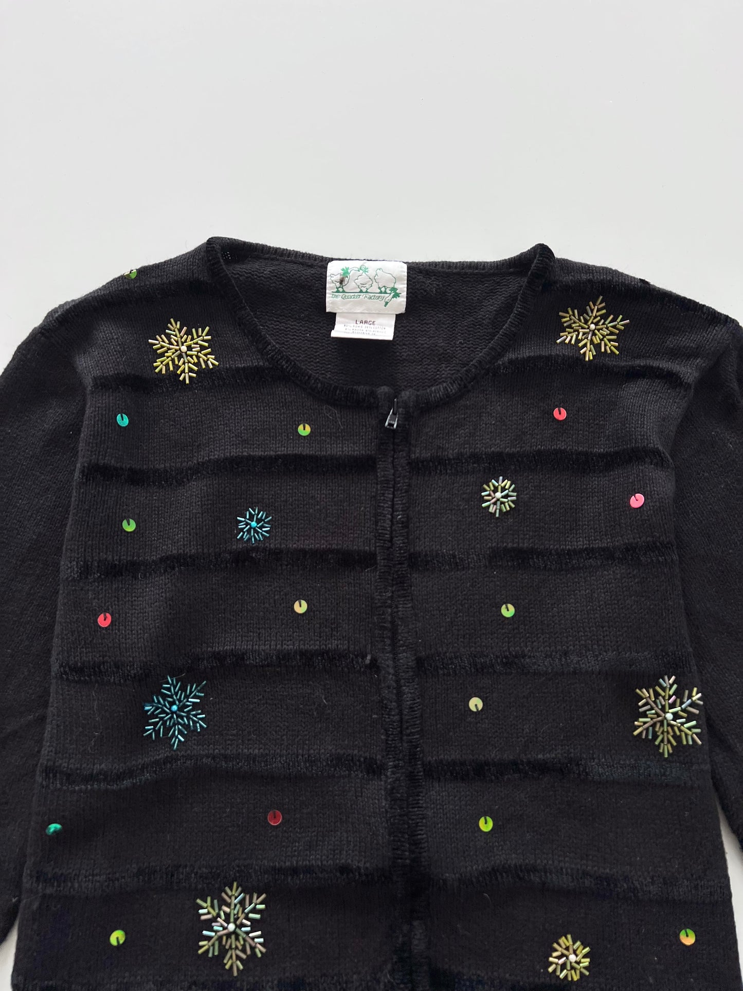 The Quacker Factory Christmas Zipper-Bust 46
