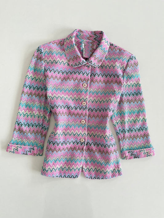 Vintage Crochet Shirt-Bust 42