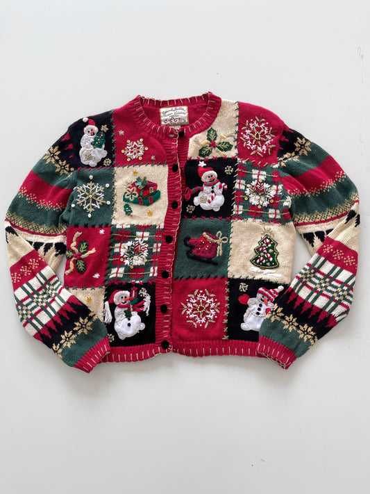 Heirloom Collectibles Christmas Embroidered Sweater-Bust 44