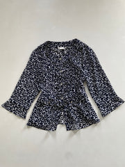 Ruffle Sheer Shirt-Bust 36