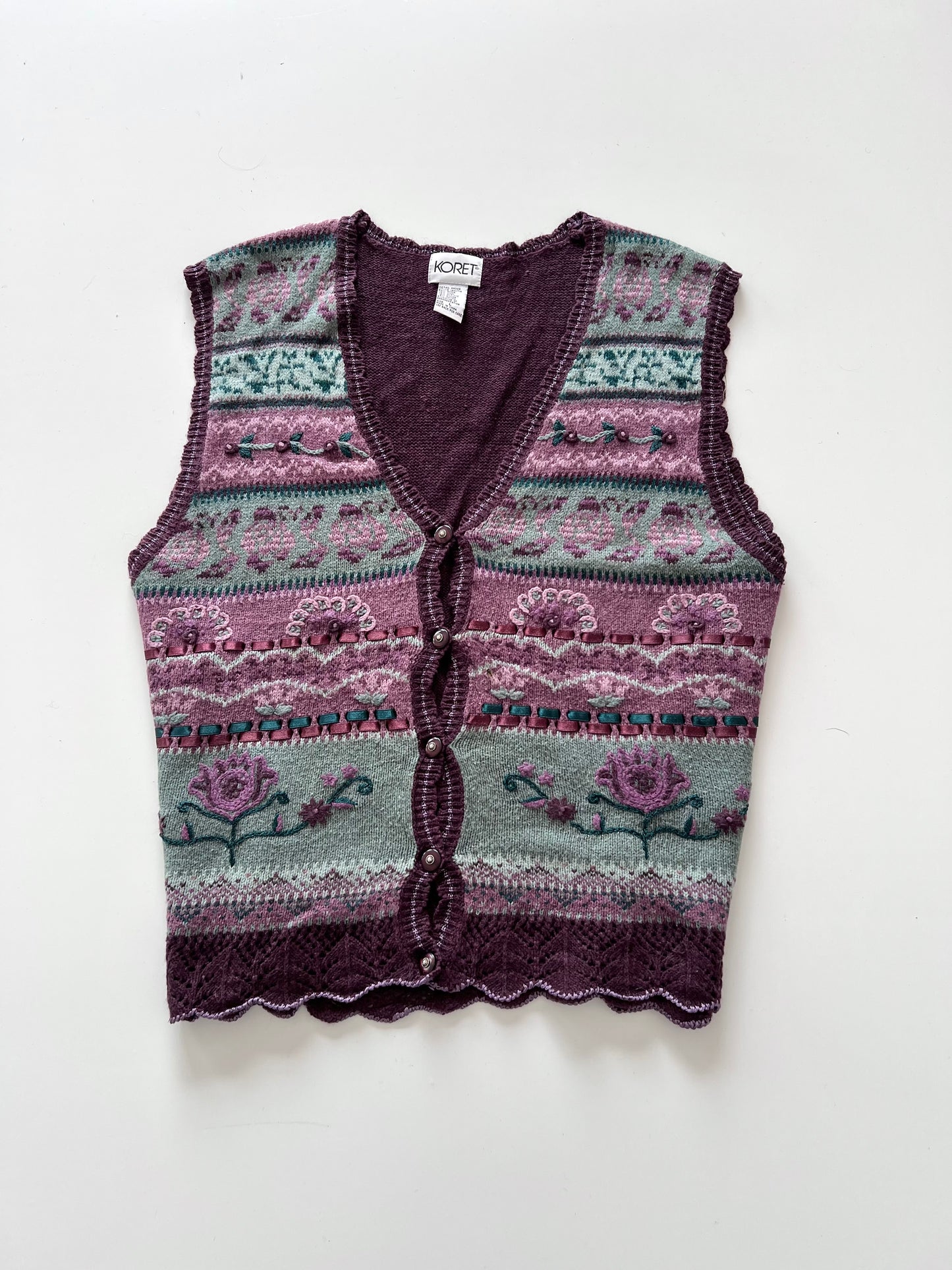 Koret Embroidered Sweater-Bust 48