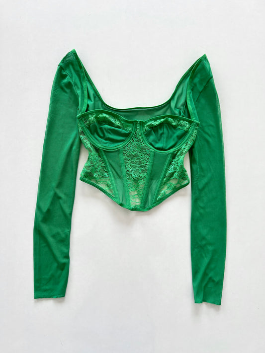 Lace Sheer Top-Bust 30 to 32