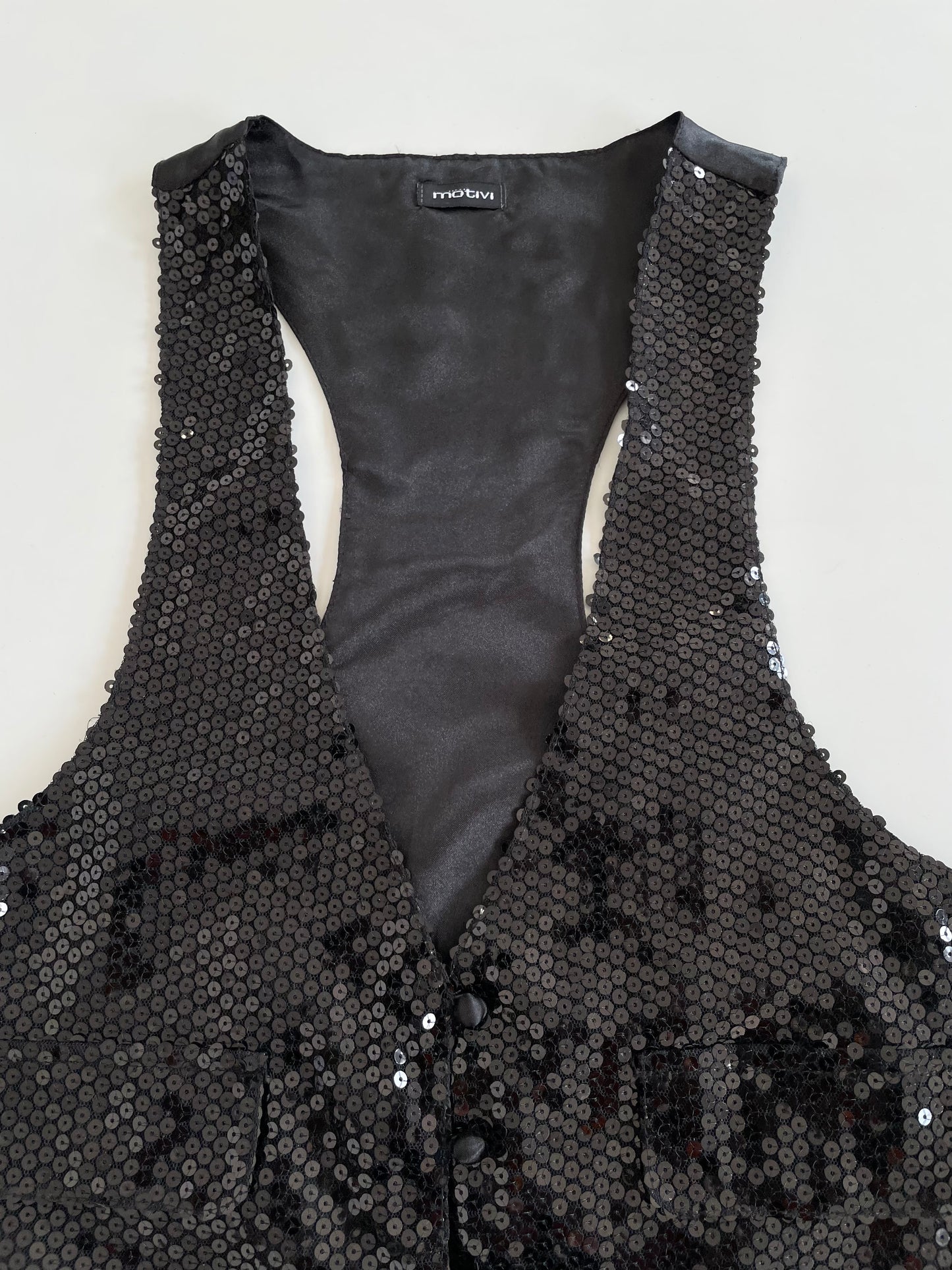 Motivi Sequin Waistcoat -Bust 32