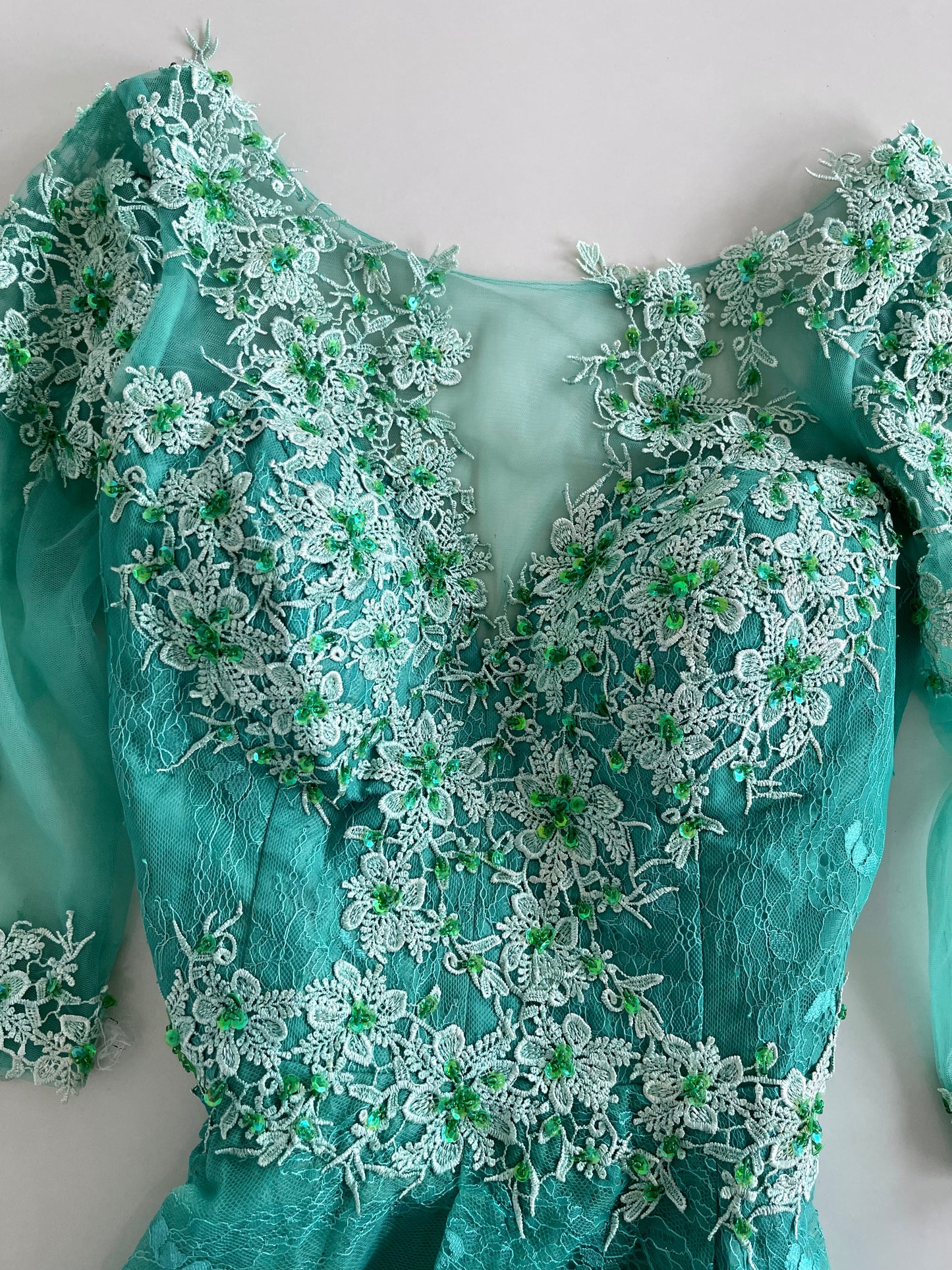 Vintage Embroidered Dress-Bust 36 to 38