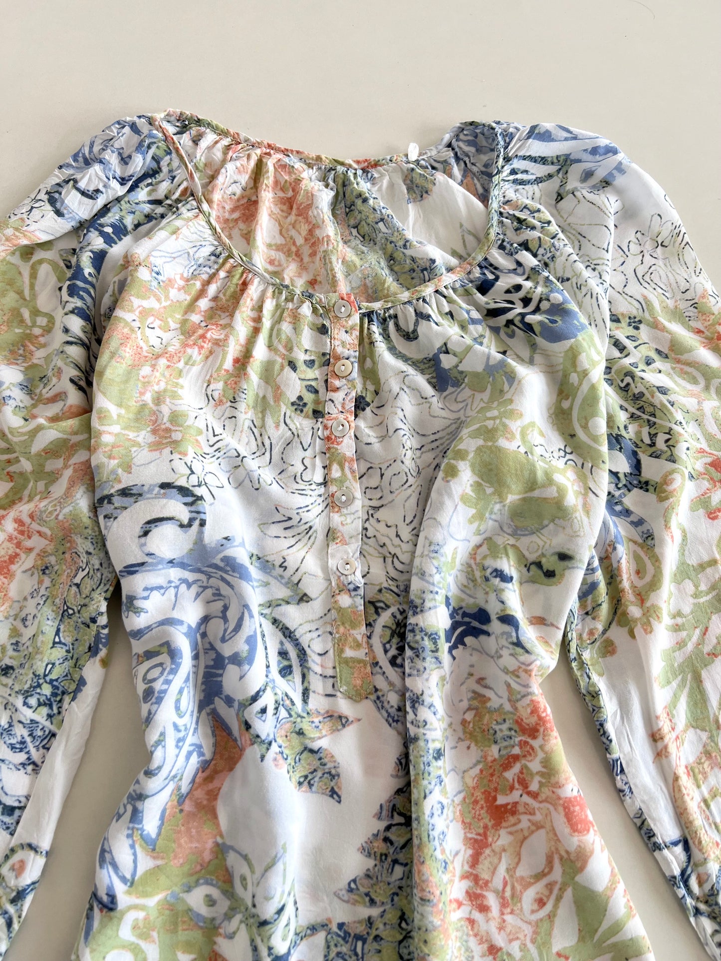 Vintage Cotton Top-Bust 46