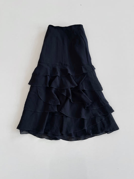 Timeless Vintage Ruffle Skirt-Waist 30