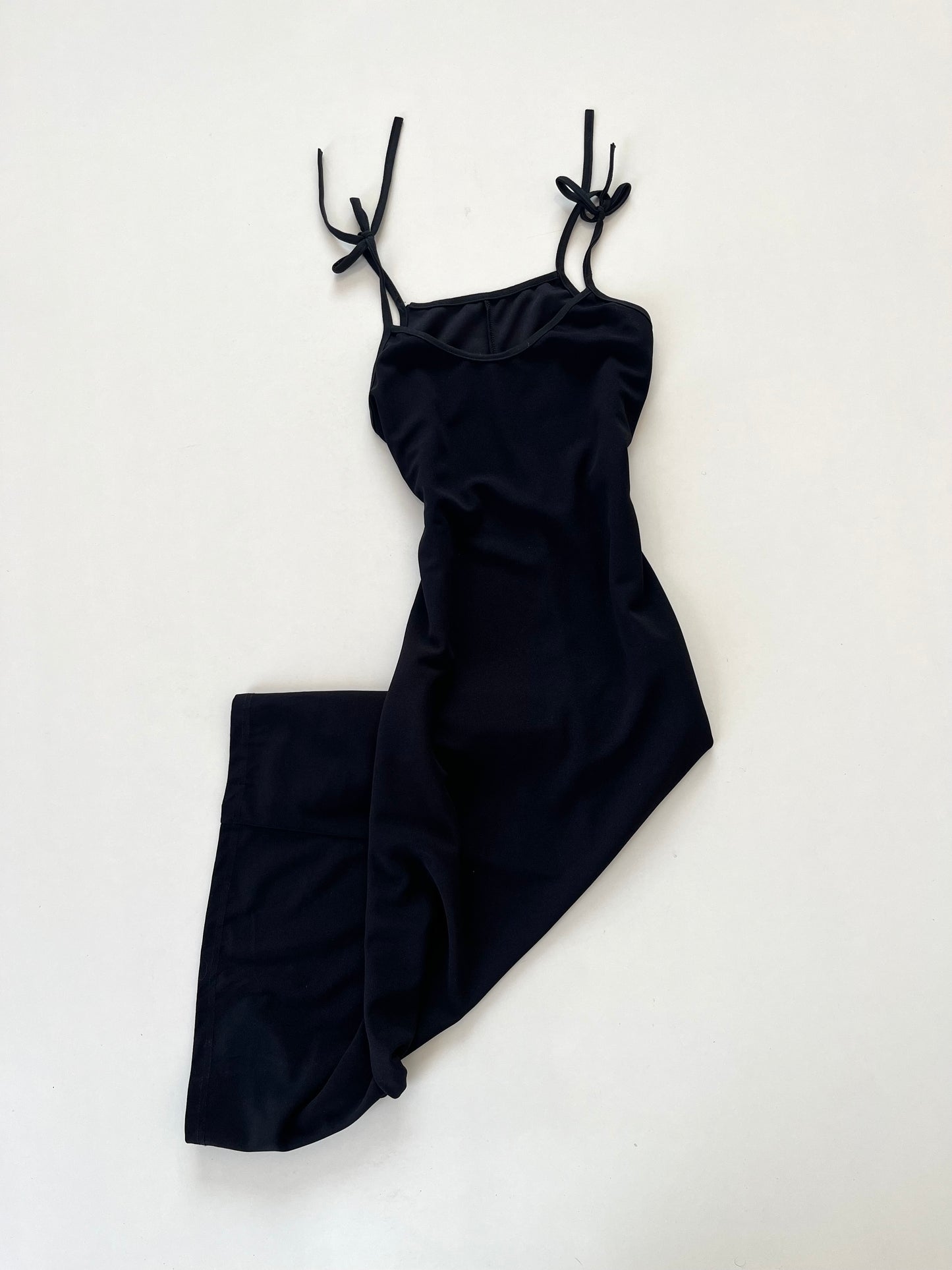 Tie Up Black Dress-Bust 36