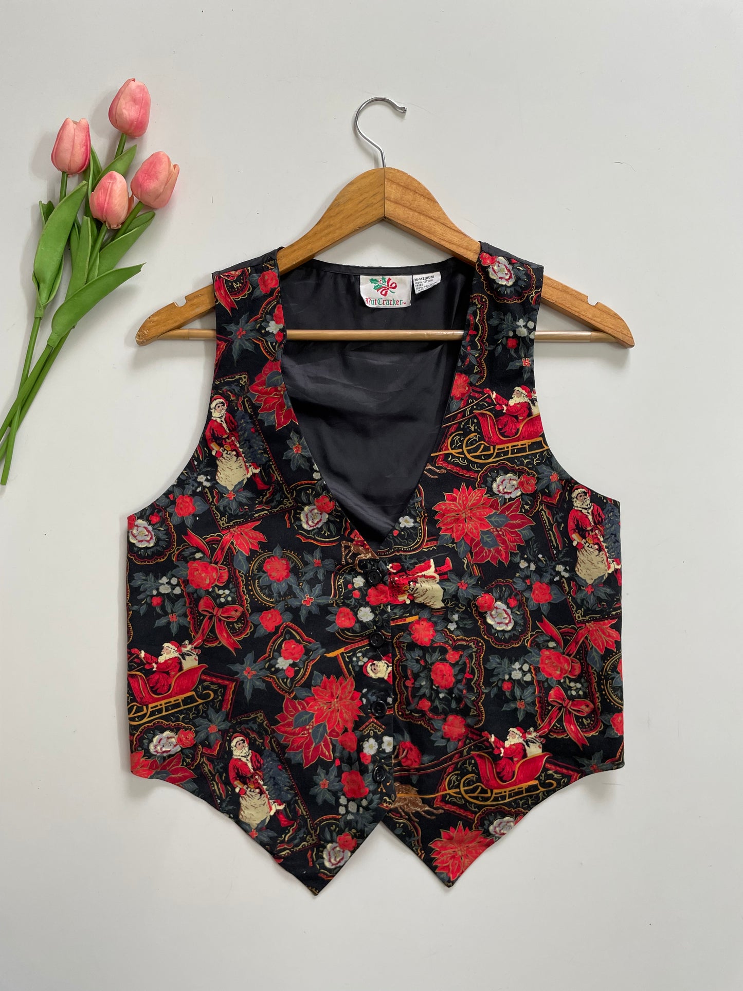 NUT CRACKER FLORAL WAISTCOAT - BUST 36