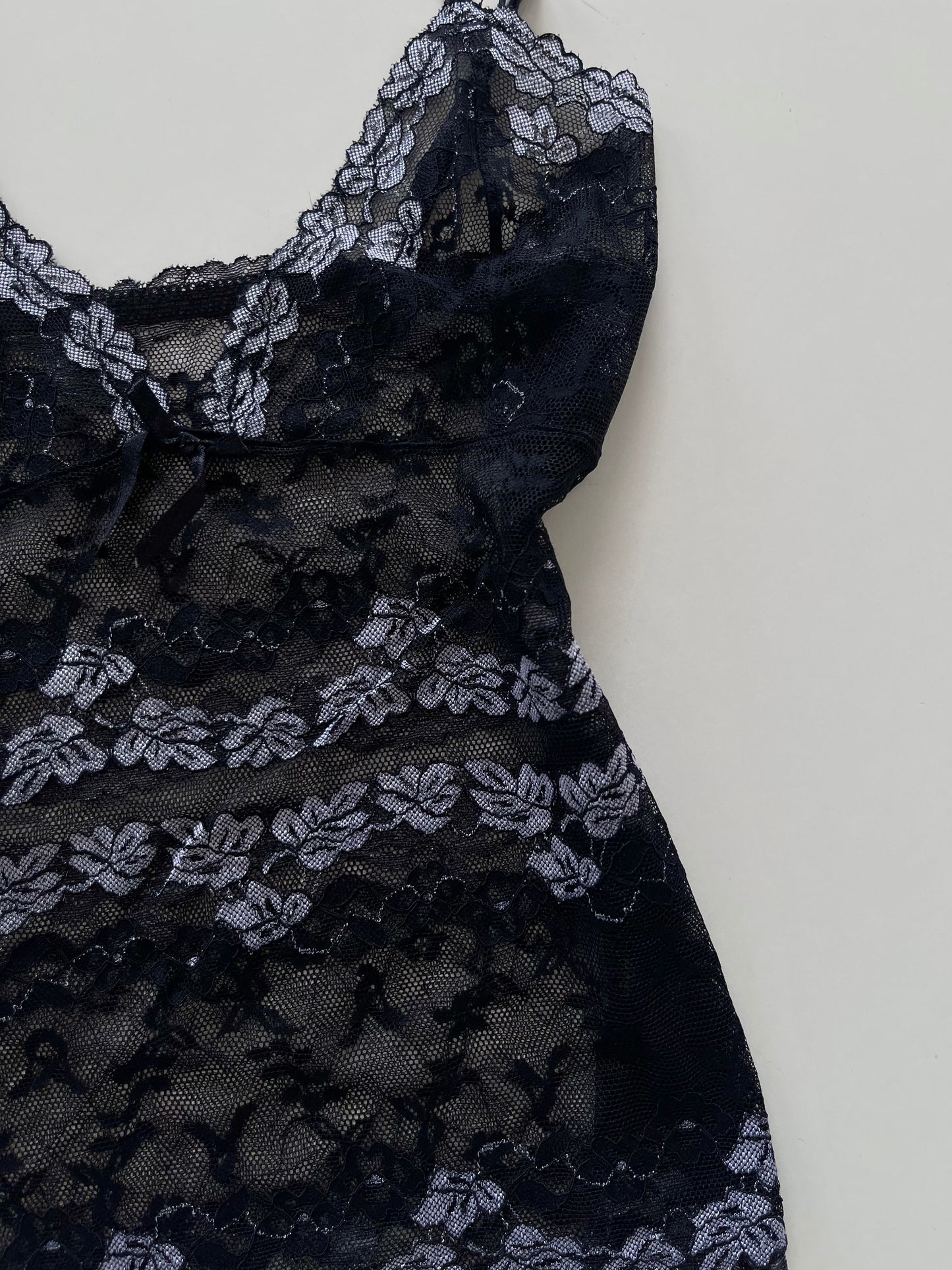 Lace Sheer Top-Bust 32 to 34