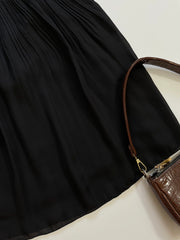 Black Pleated Skirt-Waist 26