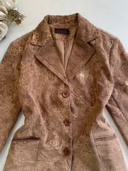 Vintage Embroidered Corduroy Blazer-Chest 40