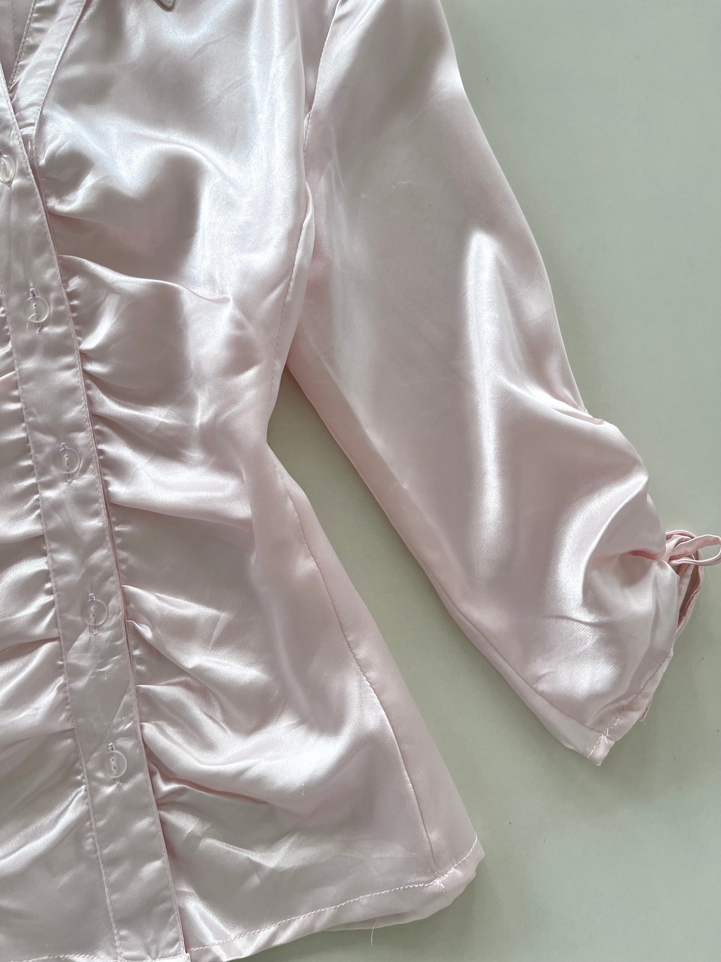 Satin Vintage Top-Bust 34