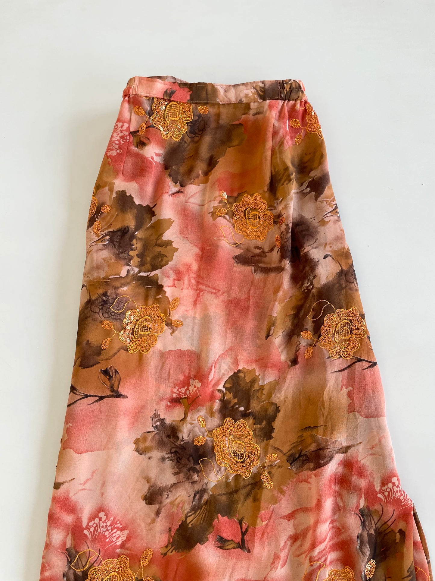 Vintage Sequin Sheer Skirt-Waist 32 to 34