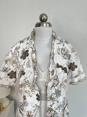 MARIE CLAIRE WHITE VINTAGE BLAZER - BUST 42