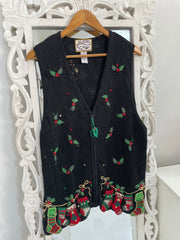 Heirloom Christmas Sweater Vest-Bust 44