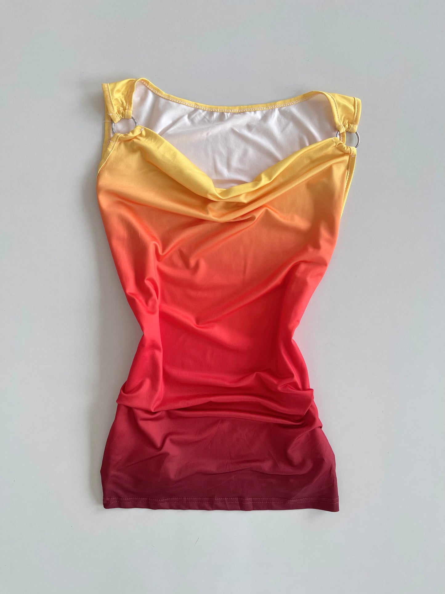 Cowl Neck Vintage Top-Bust 42 to 44