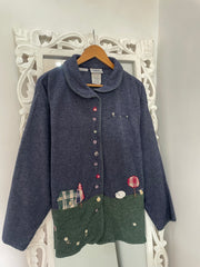 Northern Reflections Embroidered Christmas Sweater-Bust 54