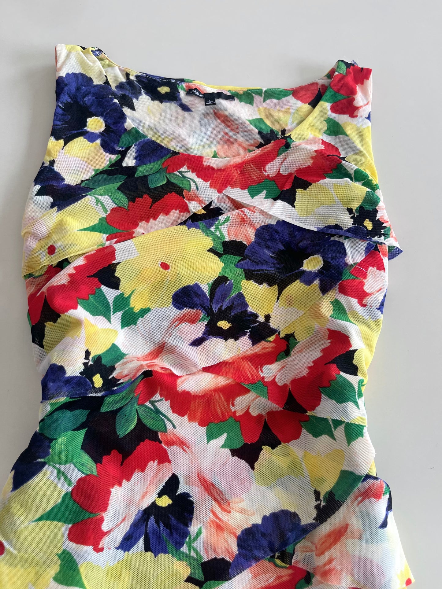 Chaus Ruffle Top-Bust 38 to 40