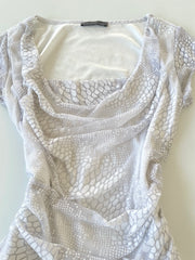 Vintage Cowl Neck Top-Bust 36 to 38