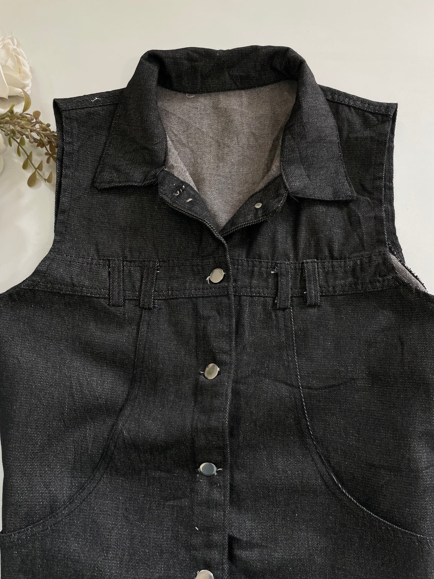 Denim Vest-Bust 42