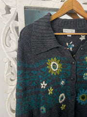 Christopher&banks Embroidered Sweater-Bust 40