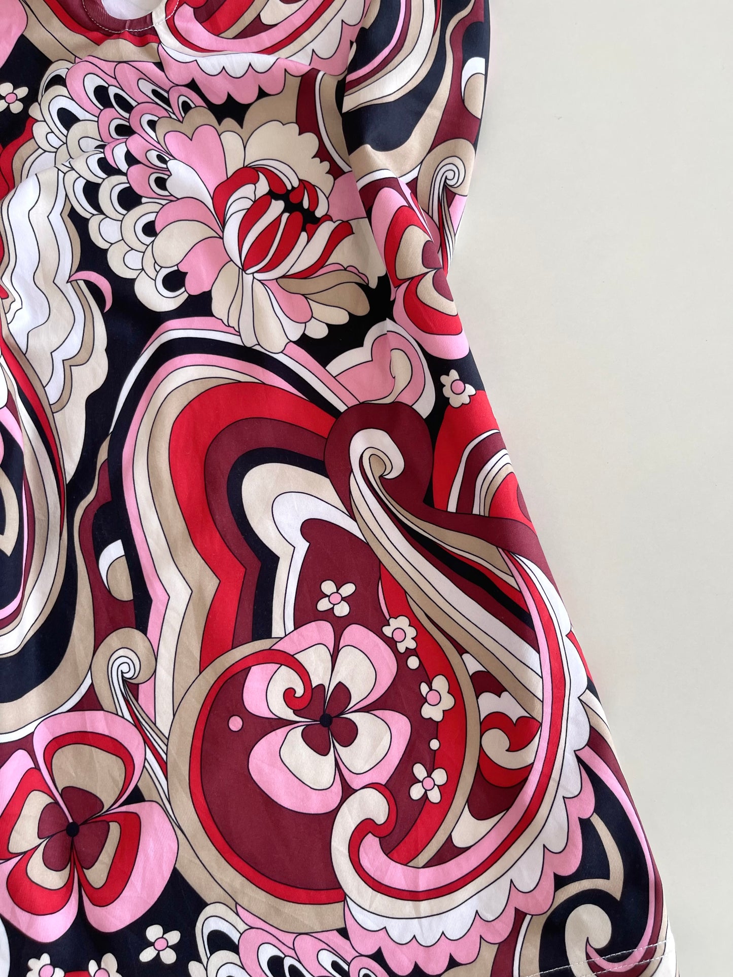 In Print Paisley Top-Bust 44 to 46
