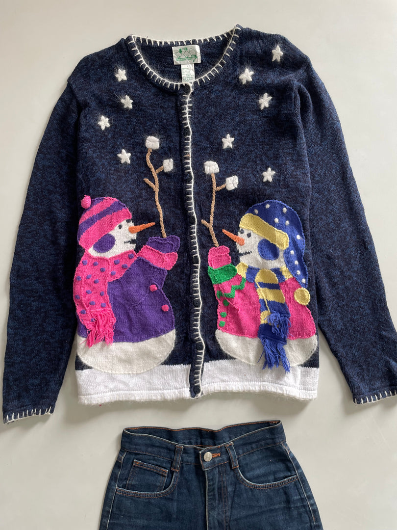 The Quacker Factory Christmas Sweater-Bust 46