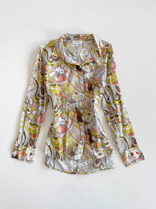 Christian Berg 100% Cotton Vintage Shirt-Bust 42