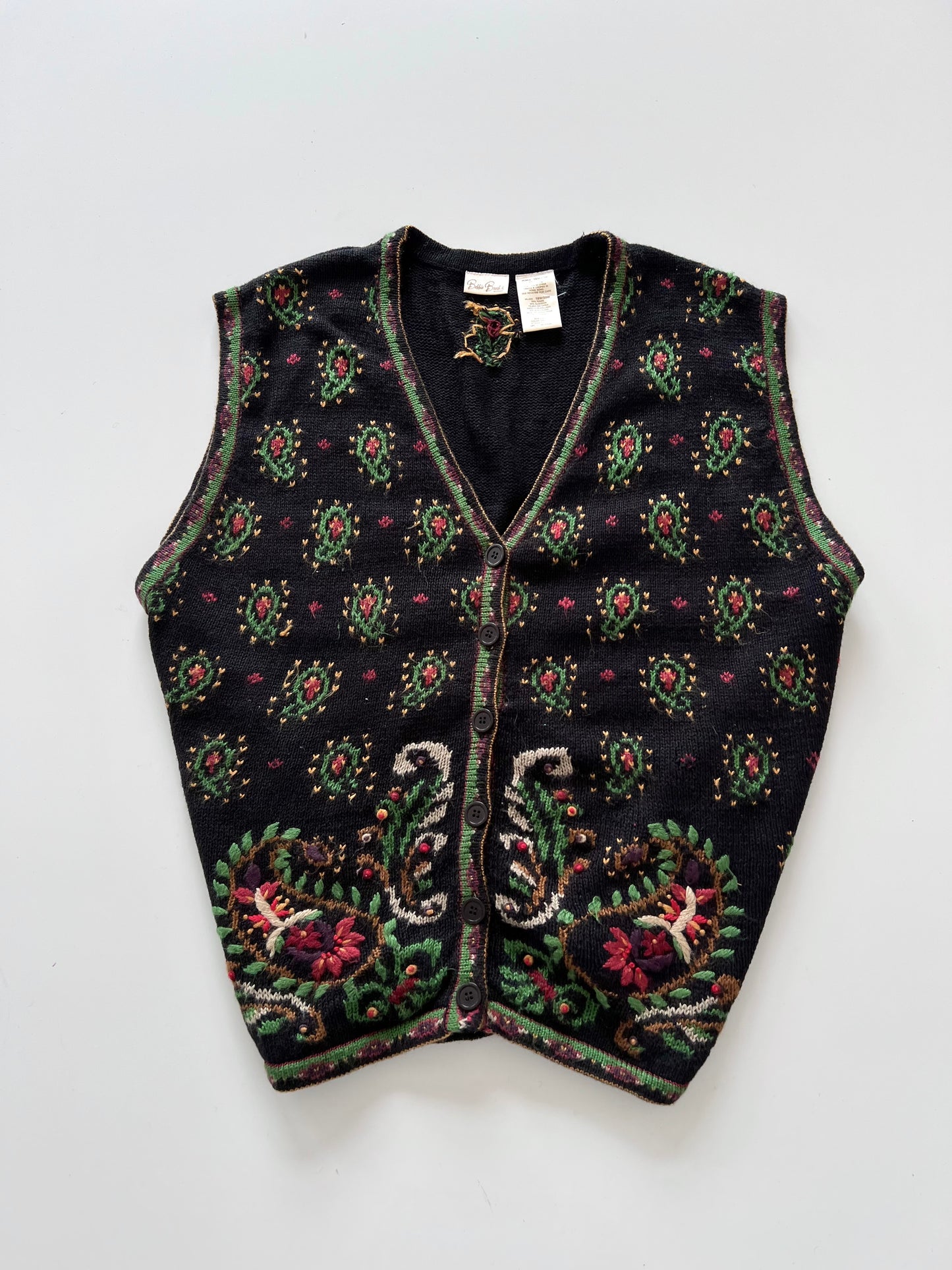 Bobbie Brooks Woman Embroidered Sweater-Bust 52