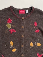 Load image into Gallery viewer, Holiday Lodge Embroidered Cardigan- Bust 42 to 46
