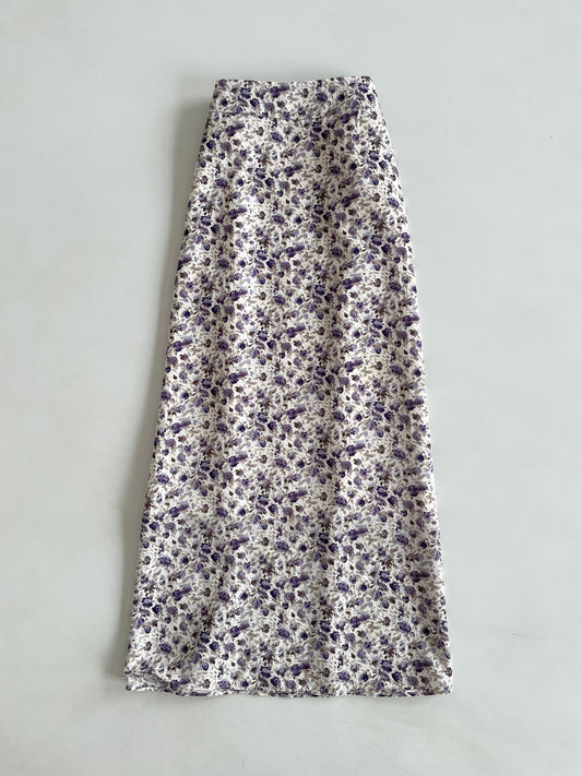 Lavender Flowers Skirt-Waist 24 to 26