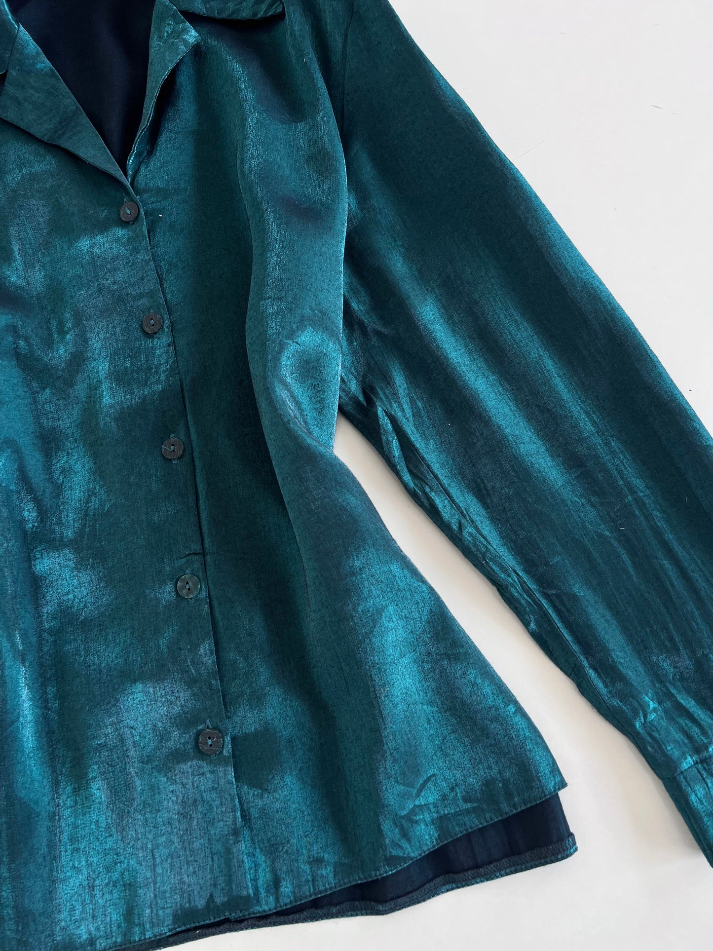 Vintage Organza Shirt-Bust 42